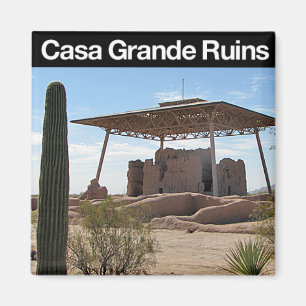 Imán Monumento nacional de las grandes ruinas de las