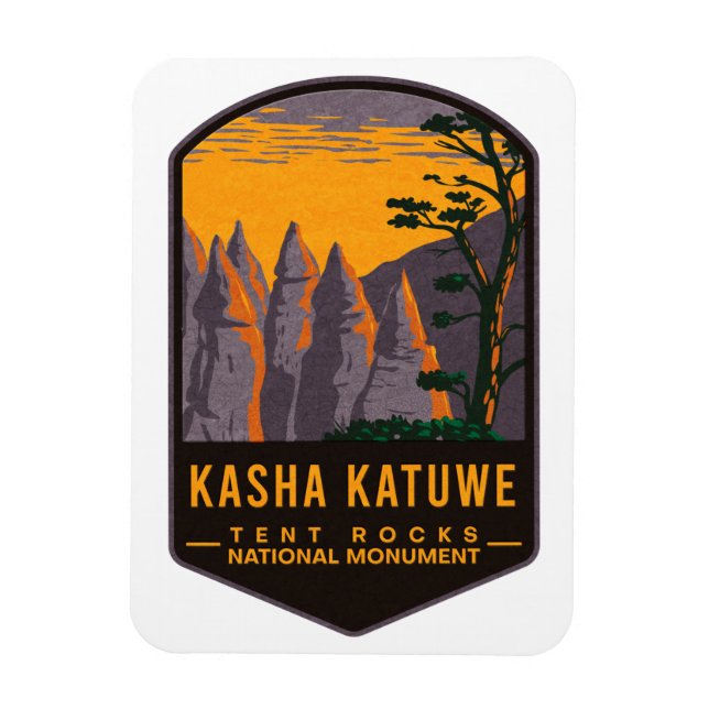 Imán Monumento nacional de las rocas de Kasha Katuwe (Vertical)