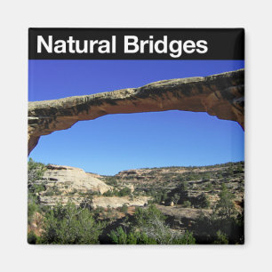 Imán Monumento nacional de los puentes naturales
