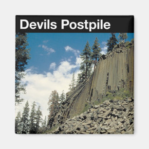 Imán Monumento nacional de Postpile de los diablos
