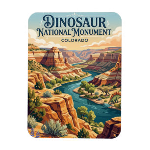 Imán Monumento Nacional Dinosaurio Colorado