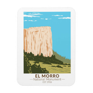 Imán Monumento Nacional El Morro Inscripción en la Roca