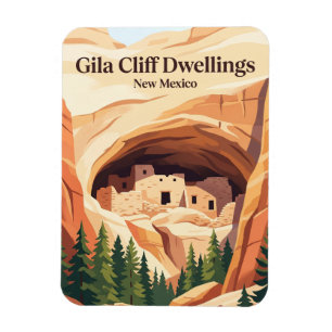 Imán Monumento Nacional Gila Cliff Dwellings EE. UU.