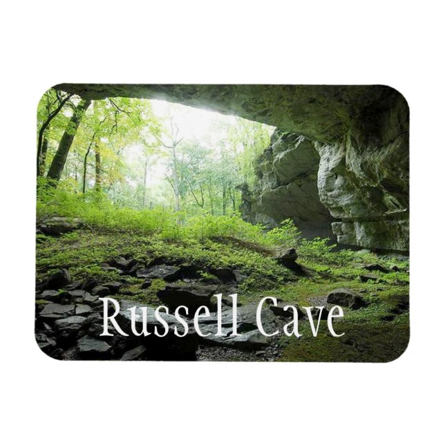 Imán Monumento Nacional Russell Cave, Alabama (Horizontal)