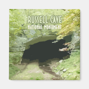 Imán Monumento nacional Russell Cave Alabama