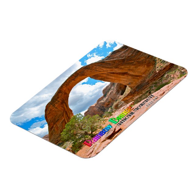 Imán Monumento Nat'l al puente arcoiris (Lado Izquierdo)