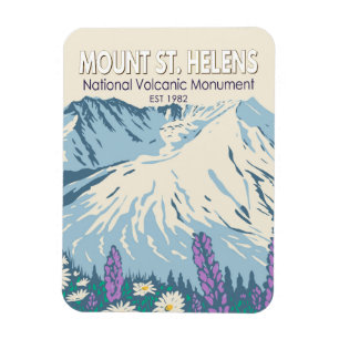 Imán Monumento volcánico nacional de Mount St Helens