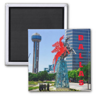 Imán Monumentos del centro de Dallas Texas