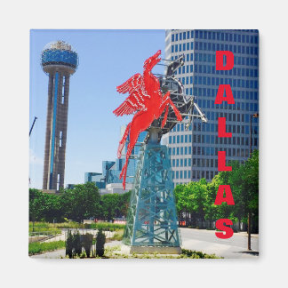 Imán Monumentos del centro de Dallas Texas
