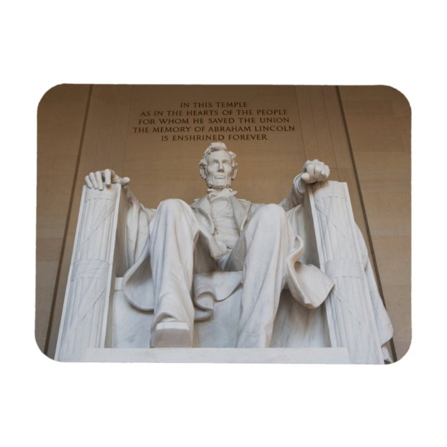 Imán Monumentos | El monumento conmemorativo de Lincoln (Horizontal)