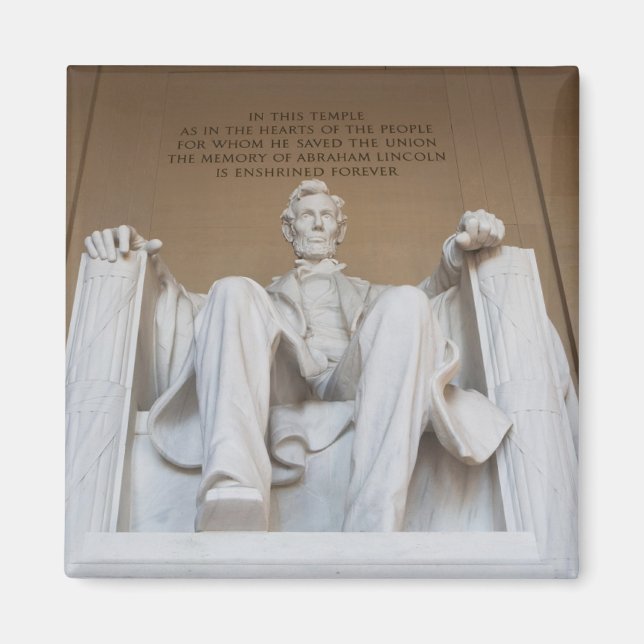 Imán Monumentos | El monumento conmemorativo de Lincoln (Frente)