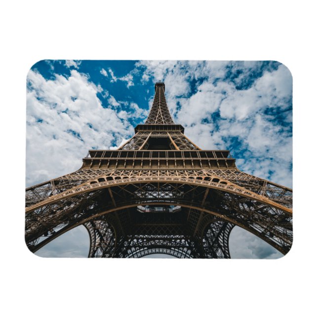 Imán Monumentos | Mirando hacia la Torre Eiffel (Horizontal)