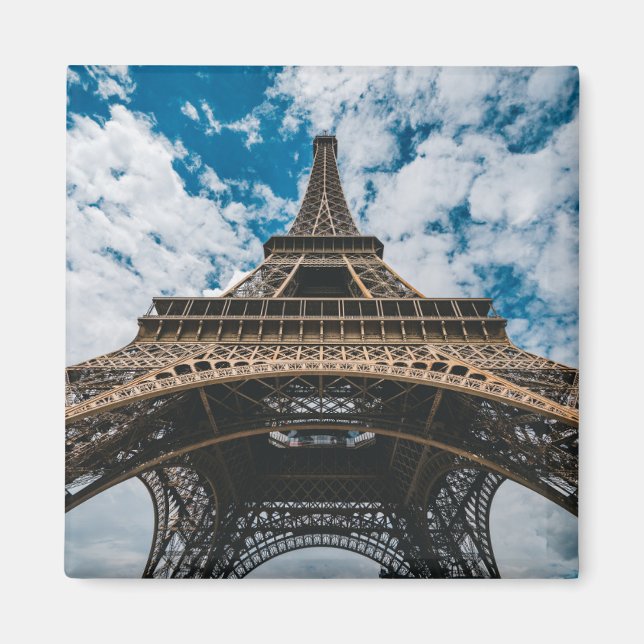 Imán Monumentos | Mirando hacia la Torre Eiffel (Frente)