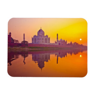 Imán Monumentos   Taj Mahal al atardecer