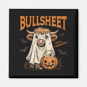 Imán Moo... Me refiero a Boo Bullsheet Highland Cow Gho