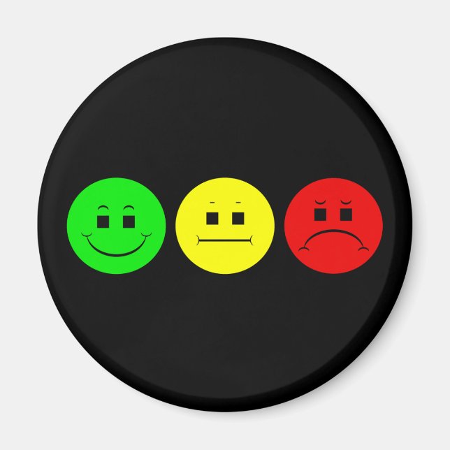 Imán Moody Stoplight horizontal Lefty Green (Frente)