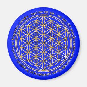 Imán Moola Mantra, flor la vida /royal