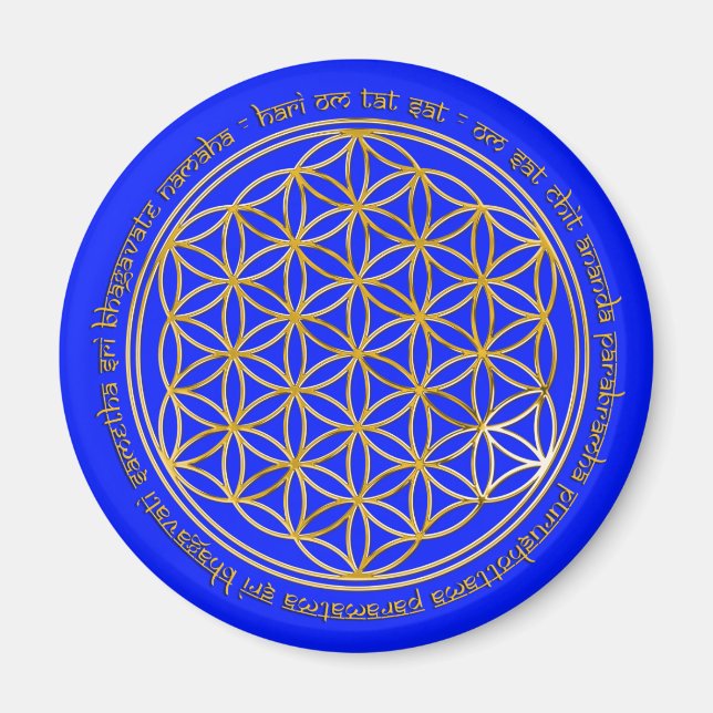 Imán Moola Mantra, flor la vida |/royal (Frente)