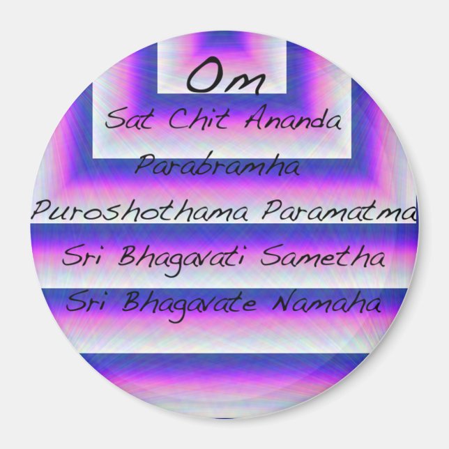 Imán Moola Mantra Magnet (Frente)