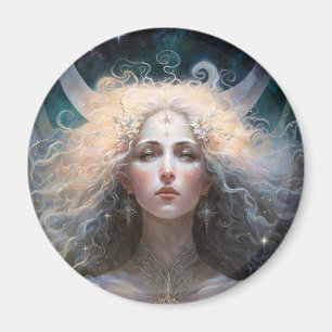 Imán Moon Goddess Fantasy Art