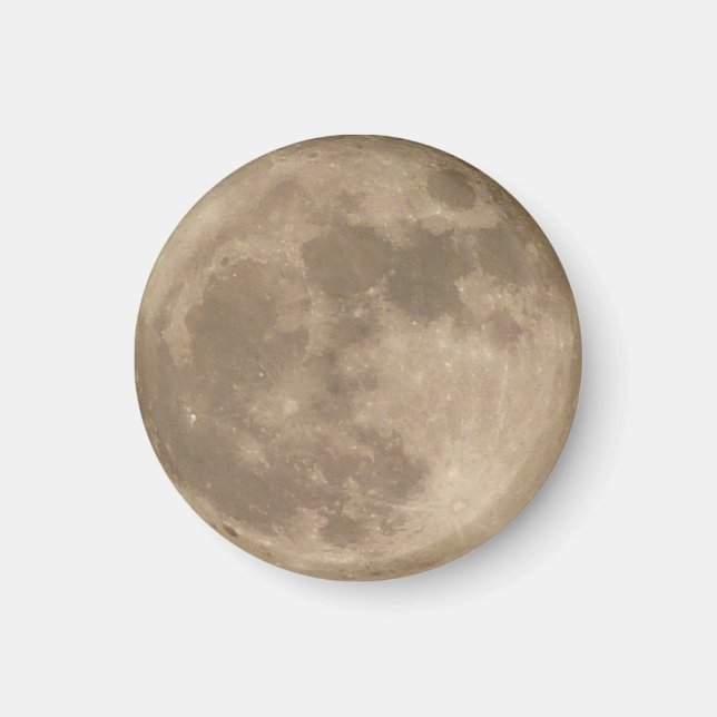 Imán Moon Magnet Full Moon Fridge Magnets Regalos (Frente)
