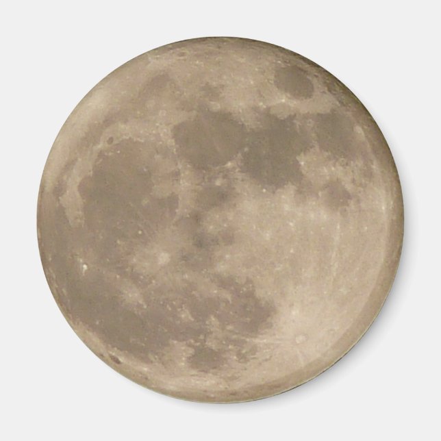 Imán Moon Magnet Full Moon Fridge Magnets Regalos (Frente)