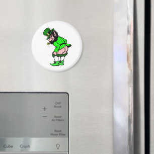 Imán Mooning Leprechaun Magnet