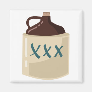 Imán Moonshine Jug