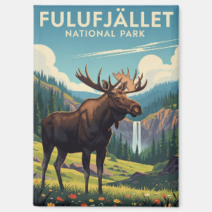 Imán Moose en el Parque Nacional Fulufjället Viajes de