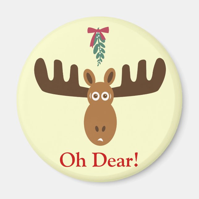 Imán Moose Head_Mooseltoe_Oh Dear! (Frente)