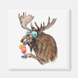 Imán Moose on Vacation