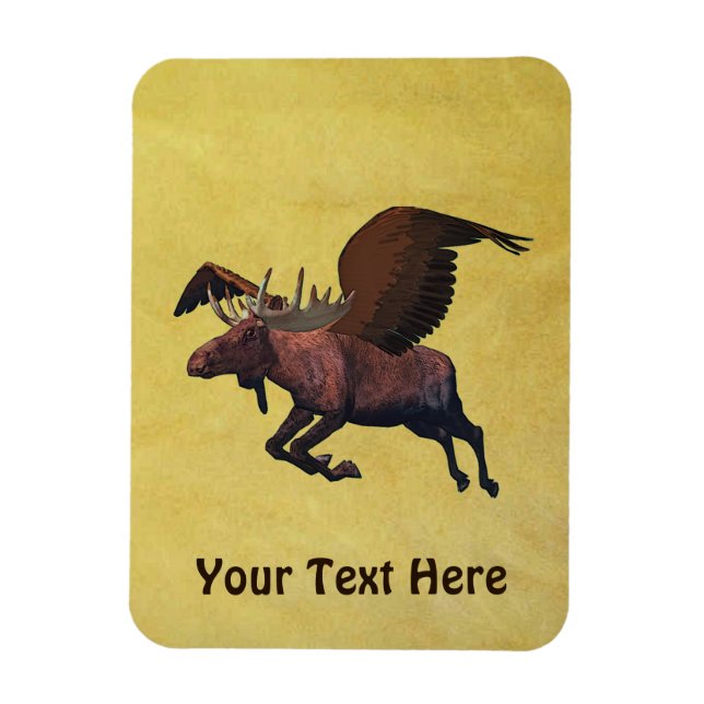 Imán Moose volador (Vertical)