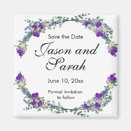 Imán Morada acuática violeta Lavanda Eucalyptus