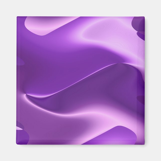 Imán morado adorable (Frente)