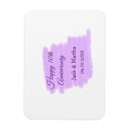 Imán Morado salpicón acuático moderno 10 aniversario