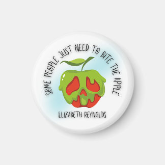 Imán Morder la Camiseta de la Manzana