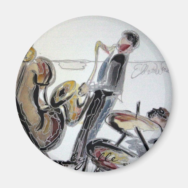 Imán "More Jam" por elle (Frente)