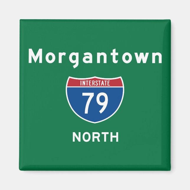 Imán Morgantown 79 (Frente)