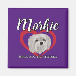 Imán Morkie - Perro Pequeño, Gran Actitud - 3