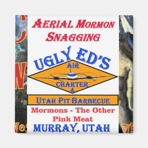 Imán Mormón aéreo de Ugly Ed enganchando a Utah