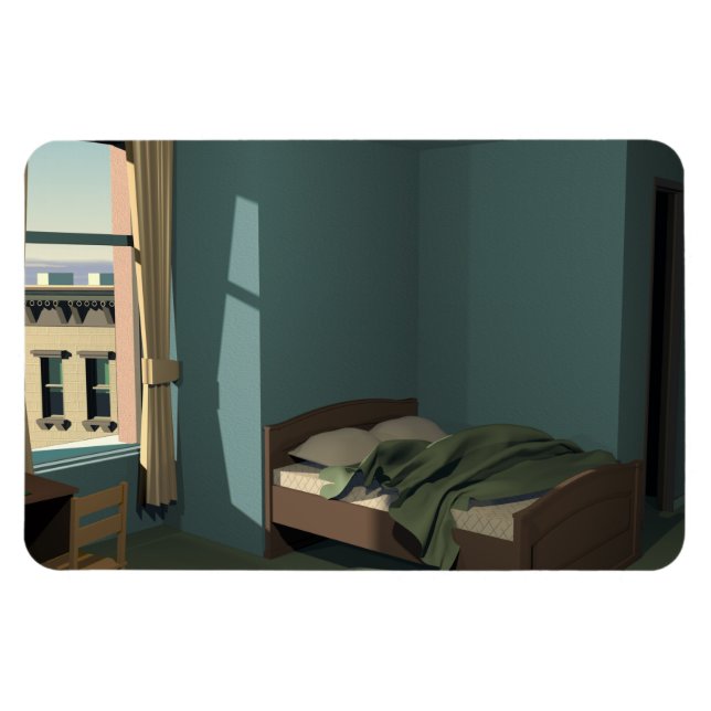 Imán Morning in a city (Horizontal)