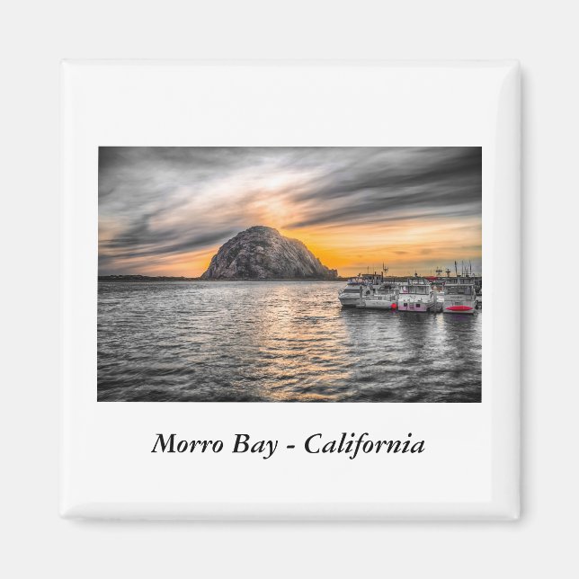 Imán Morro Bay, California Magnet (Frente)