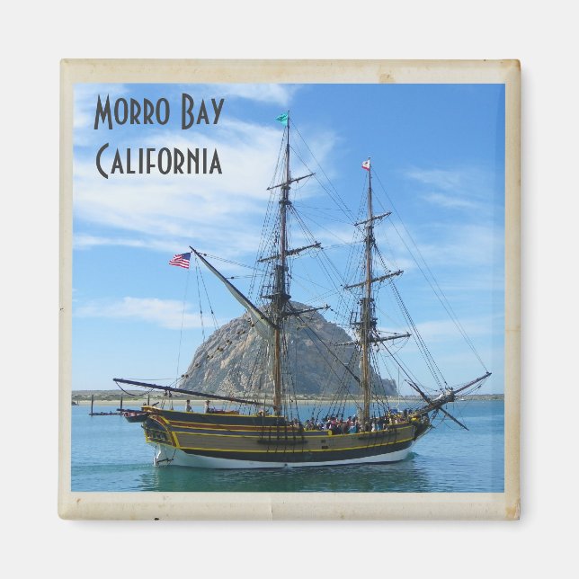 Imán ¡Morro Bay Magnet! (Frente)