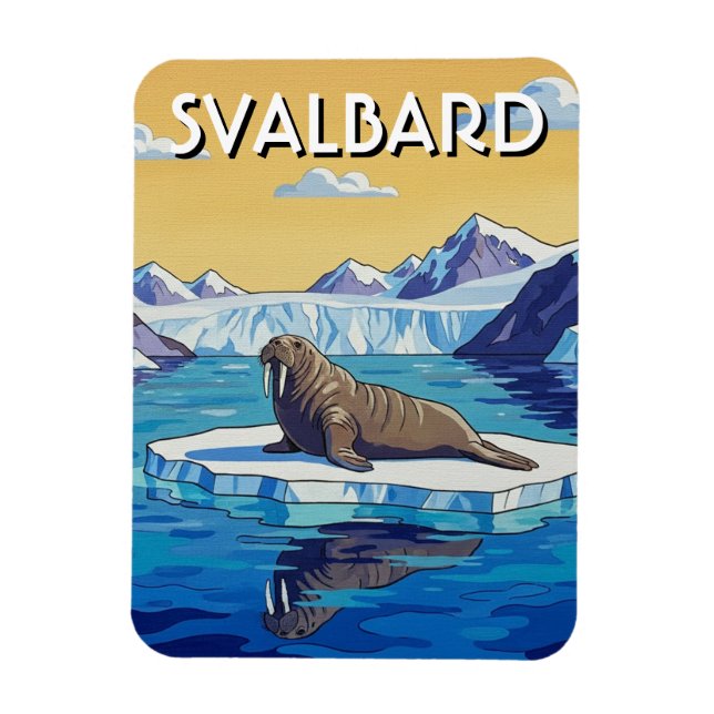 Imán Morsa en Svalbard Noruega (Vertical)