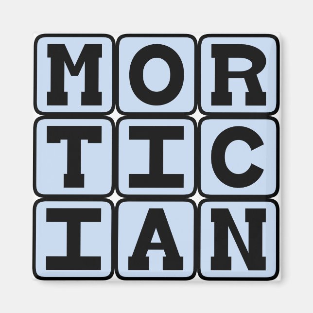 Imán Mortician, Director Funeral (Frente)