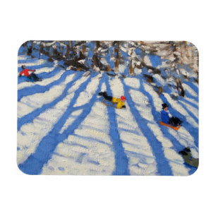 Imán Morzine con sombras de árbol