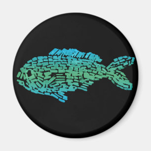 Imán Mosaic Fish Magnet