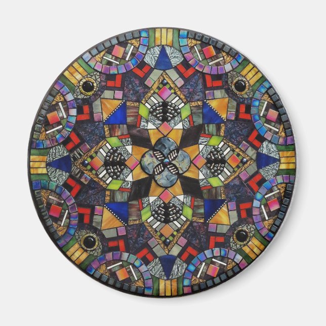 Imán Mosaic Mandala Magnet (Frente)