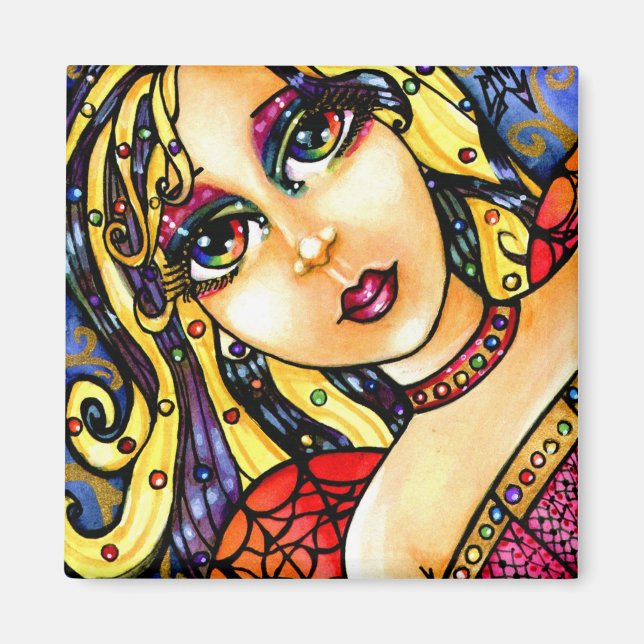 Imán Mosaic Shine Bonito Rainbow Fairy Magnet (Frente)