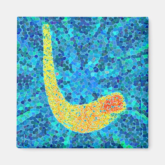 Imán Mosaic Shofar Magnets (Frente)